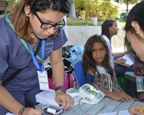 Actividad de atención médica pediátrica